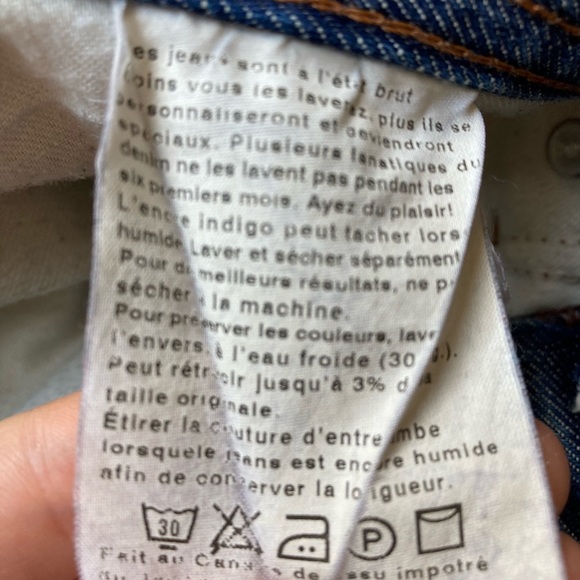 Naked & Famous Canadian Made in Japan Blue Jean Denim - Picture 5 of 6